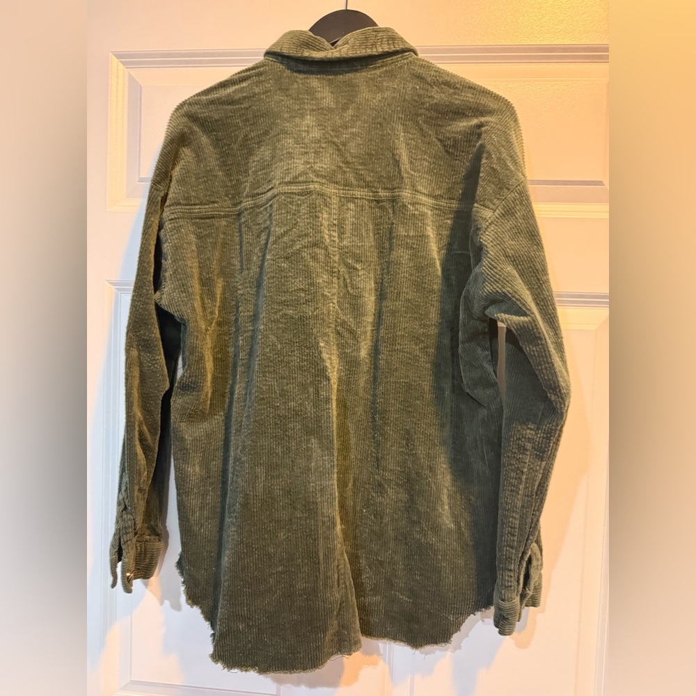 Baltic-born Corduroy Shirt/Jacket in Green Size Medium - Picture 3 of 5